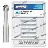 SS White 14116-5 Right Angle RA #6 Surgical Length Round Carbide Burs Slow Speed Latch 5/Pk