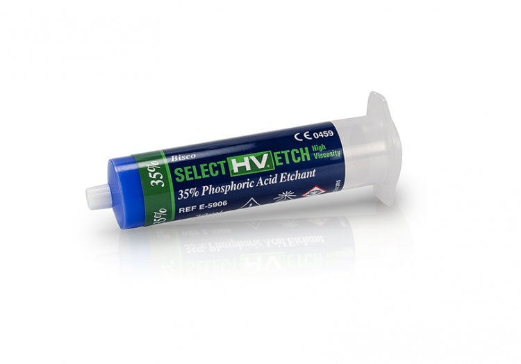Bisco E-59060P Select HV Dental Etch 35% Phosphoric Jumbo Syringe Blue 30 mL