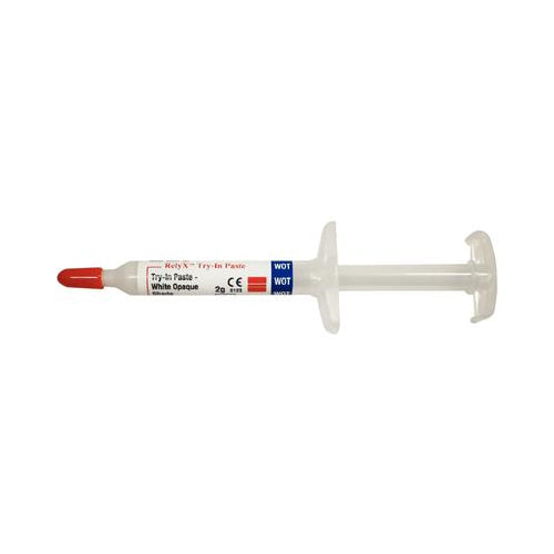 3M ESPE 7614WOT RelyX Veneer Cement System Try-In Paste Syringe White Opaque 2 Gm EXP Sep 2025