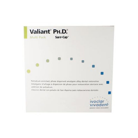 Vivadent NA605042 Valiant Ph.D. Amalgam Capsules Double Spill 600mg 500/Pk
