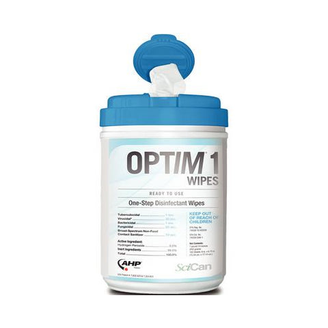 Scican OPT1-W12 Optim1 Wipes Disinfectant Surface Wipes Unscented SCI33W12 160/Pk