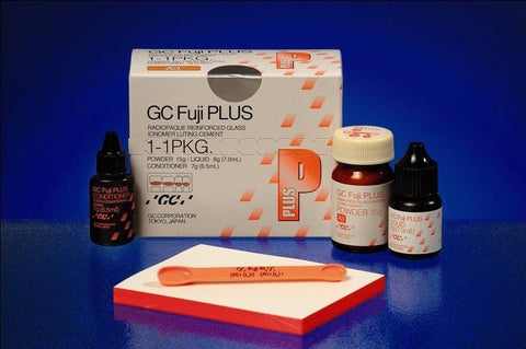 GC 000218 Fuji Plus Radiopaque Reinforced Glass Ionomer Luting Cement 1:1 Package