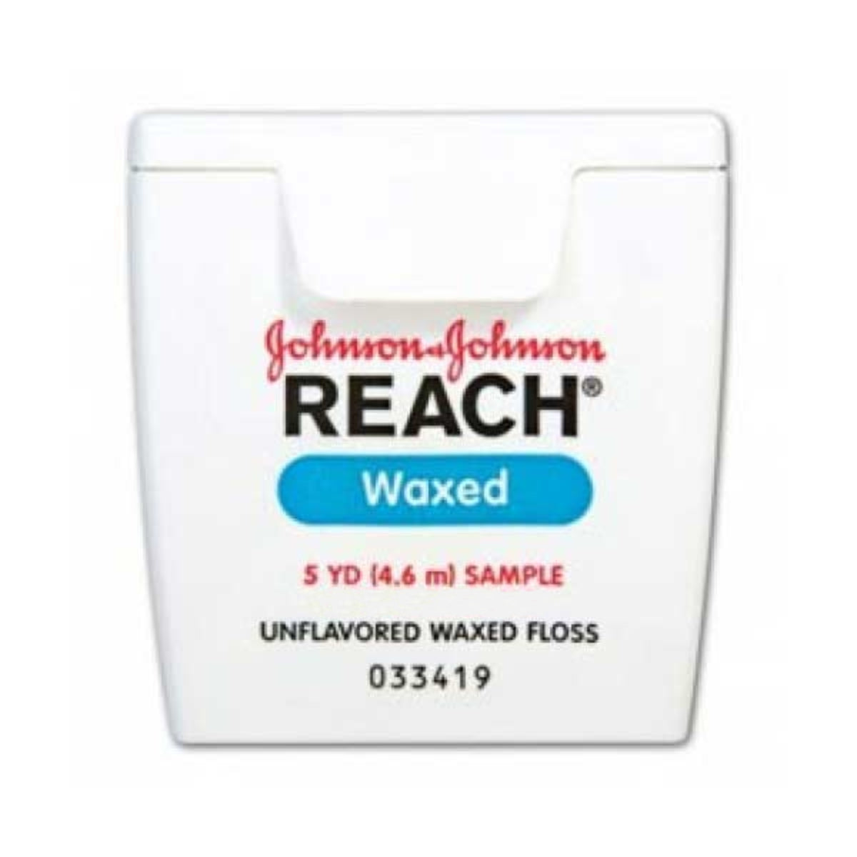 Johnson & Johnson 9863 Reach Waxed Dental Floss Unflavored 5 Yards 144/Bx
