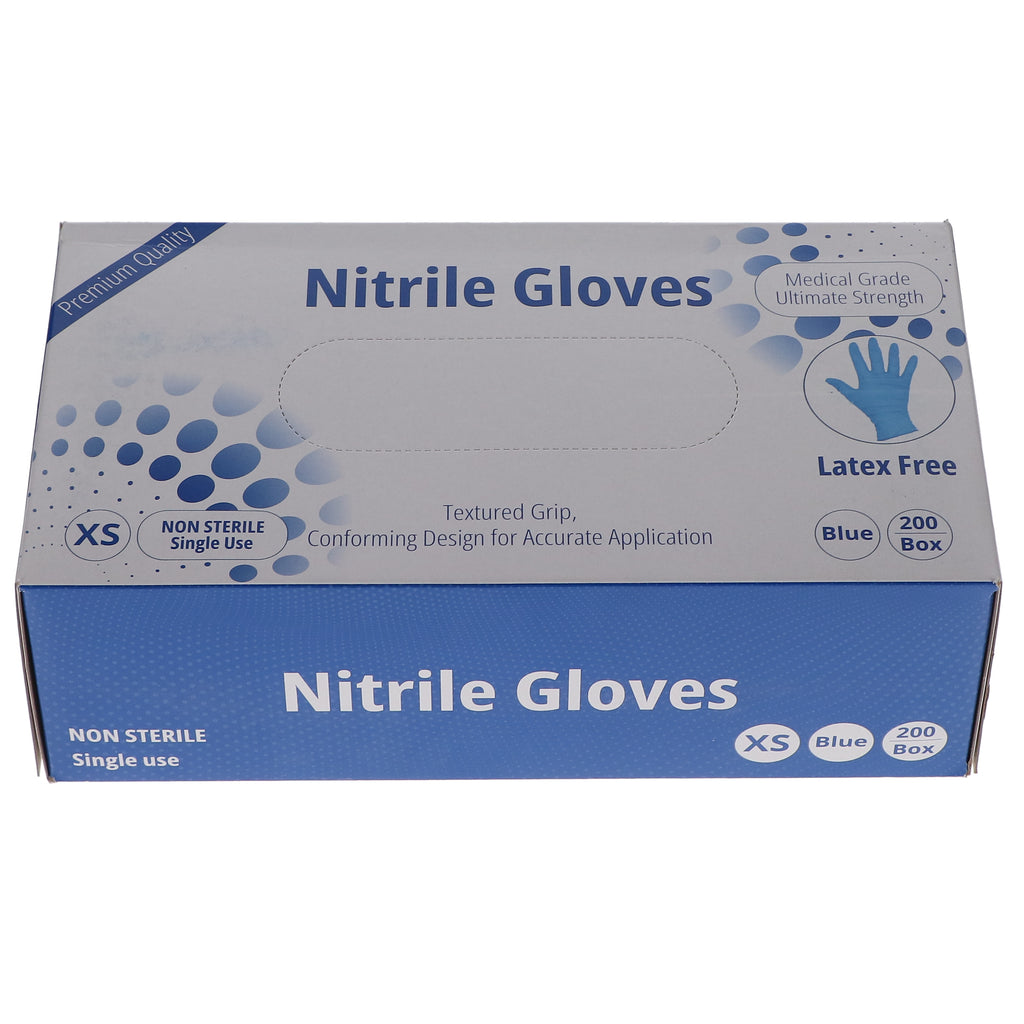 House Brand Dentistry 119200 HSB Nitrile Exam Gloves Extra Small 200/Bx