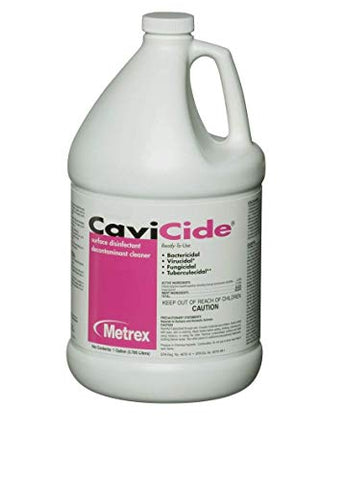 Metrex 13-1000 CaviCide Surface Disinfectant Decontaminant Cleaner 1 Gallon (4 Pack)