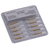 House Brand Dentistry 401265 HSB FG #7801 12-Blade Bullet Trimming & Finishing Burs 100/Pk