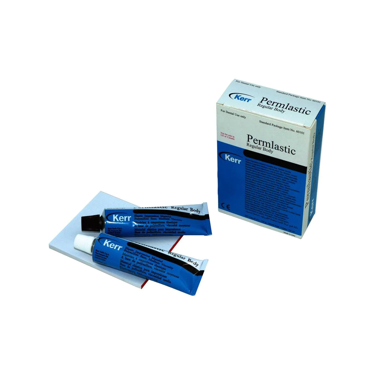 Kerr Dental 60101 Permlastic Regular Body Impression Material Base + Catalyst