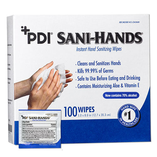 PDI D43600 Sani-Hands Instant Hand Sanitizing Wipes 5