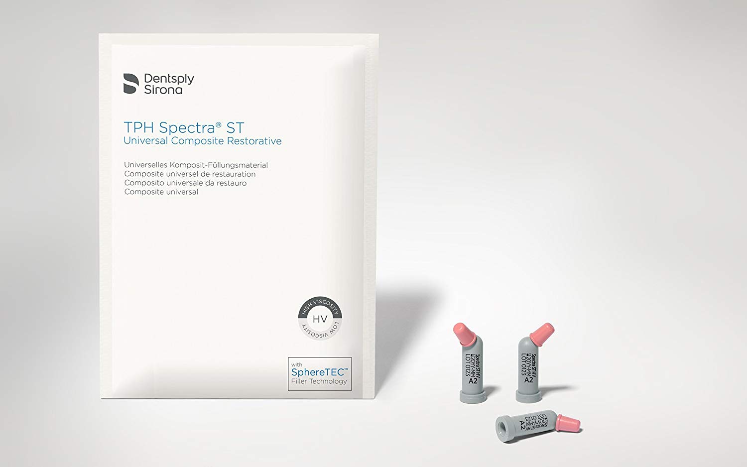 Dentsply Sirona 642235 TPH Spectra ST High Viscosity Composite Compules 20/Pk A4