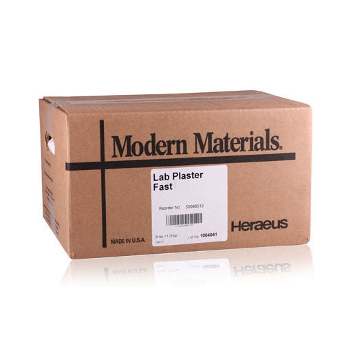 Kulzer 50048512 Modern Materials Dental Lab Plaster White Fast Set 25 Lbs