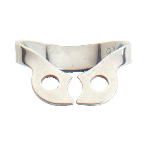 Kulzer 50057510 Ivory Metal Rubber Dam Clamp Wingless Biscuspid #W2