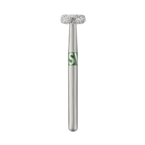 SS White 909-042C Piranha FG Friction Grip Wheel Shaped Coarse Grit Diamond Burs 25/Pk