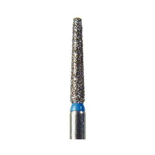 Microcopy 0914.8M NeoDiamond FG Friction Grip #0914.8 Flat End Taper Medium Grit Diamond Burs 25/PK