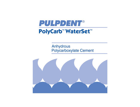 Pulpdent CPC PolyCarb Waterset Anhydrous Polycarboxylate Dental Cement Kit 60 Gm Powder