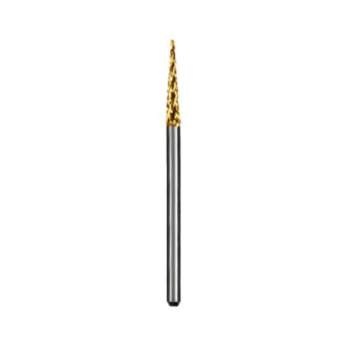 Dedeco 8306 Goldies HP Diamond Cut Titanium Nitride Carbide Bur #D-8 1/Pk