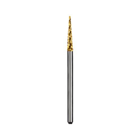 Dedeco 8306 Goldies HP Diamond Cut Titanium Nitride Carbide Bur #D-8 1/Pk