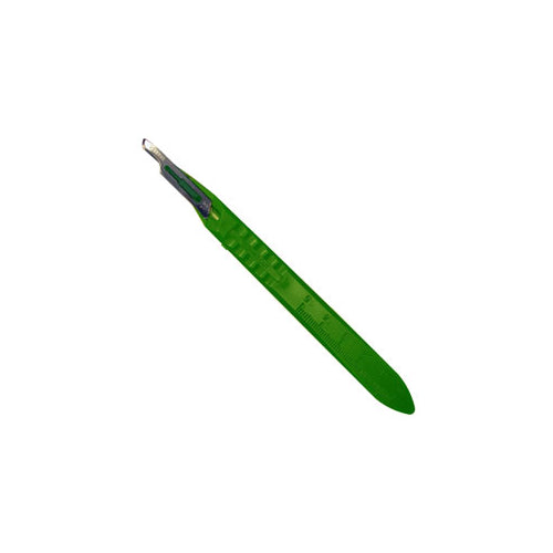 House Brand 6008T-15 Disposable Scalpel Blades #15 Stainless Steel 10/Bx