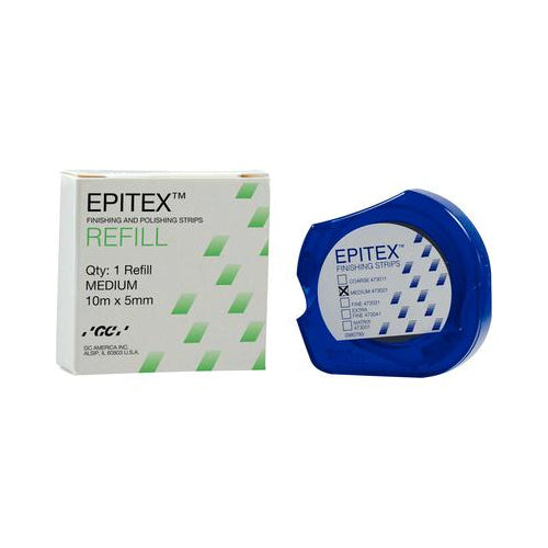 GC 000407 Epitex Finishing & Polishing Strips Medium Green 10m 473021