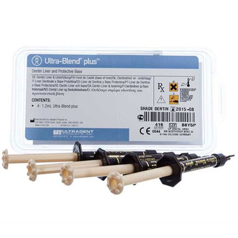 Ultradent 416 Ultra-Blend Plus Dentin Liner & Protective Base Dentin Syringes 1.2mL 4/Pk