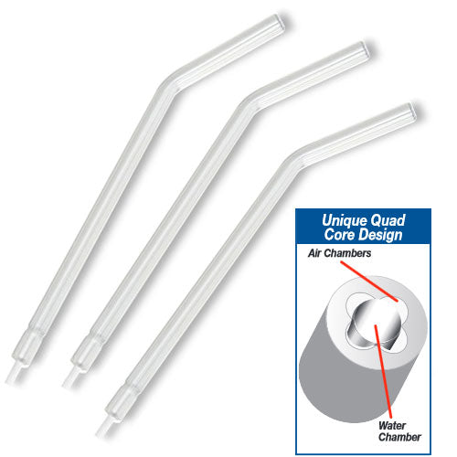 Mydent AW1000 Defend Air/Water 3 Way Syringe Tips Disposable Clear 250Pk