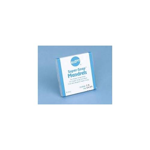 Shofu Dental 0439 Super-Snap Snap On Mandrels Contra Angle CA 6/Bx