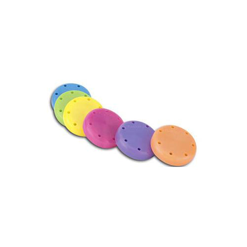 Plasdent 400BS-10 Magnetic Dental Bur Block 7-Hole Small Round Mauve