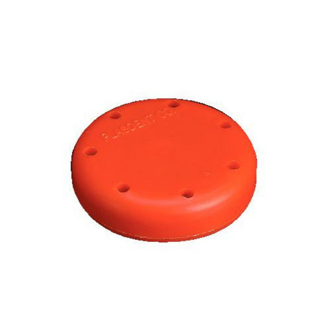 Plasdent 400BS-6 Plasdent Magnetic Bur Block 7-Hole Small Round Coral