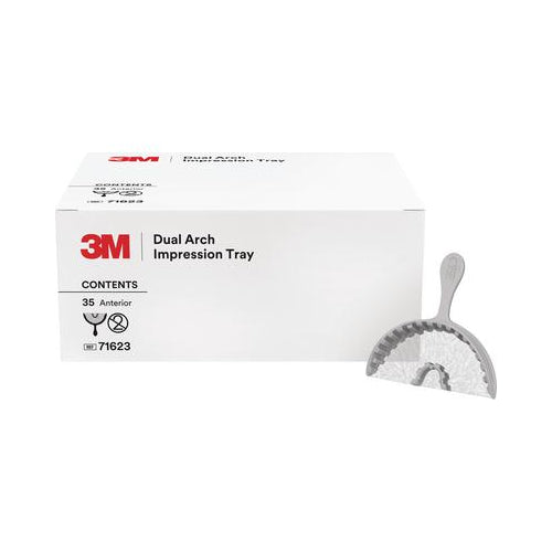 3M ESPE 71623 Dual Arch Impression Trays Anterior 35/Pk