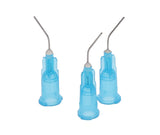 House Brand Dentistry 100625 Pre-Bent Applicator Tips 25 Gauge Blue 100/Pk