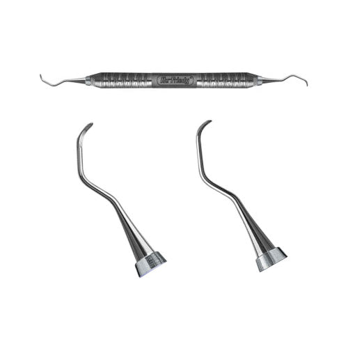 Hu-Friedy SC4R/4L6 Double End Columbia Curette #4R/4L #6 Satin Steel Handle