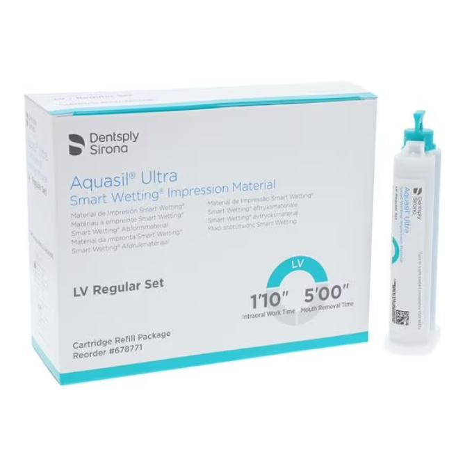 Dentsply Sirona 678771 Aquasil Ultra Smart Wetting Impression Material LV Regular Set