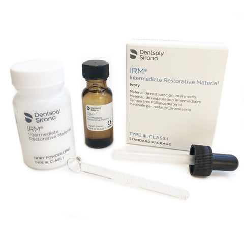 Dentsply Sirona 610007 IRM Intermediate ZOE Restorative Material Ivory Powder & Liquid