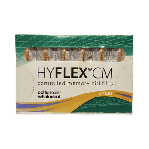 Coltene Whaledent H8310420 Hyflex CM NiTi Memory Files 31mm .04 #20 6/Pk