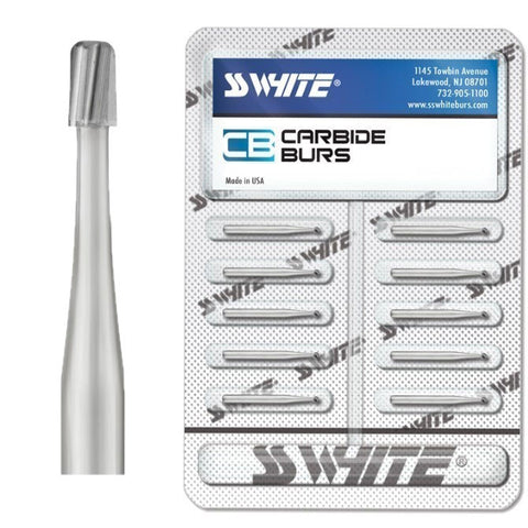 SS White 15005 Friction Grip FG #332 Pear Shaped Operative Carbide Burs 10/Pk