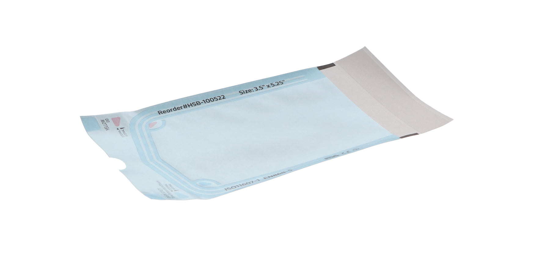 House Brand Dentistry 100522 Self-Sealing Sterilization Pouches 3.50