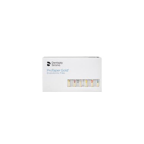 Dentsply A0409221G0103 ProTaper Gold Rotary File Assorted 21mm 6/Pk