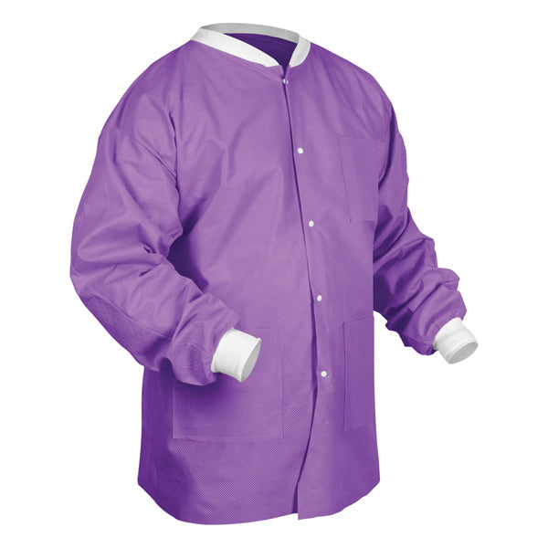 Medicom 8103-XS SafeWear Hipster Jackets SMS Fabric Plum Purple X-Small 12/Pk