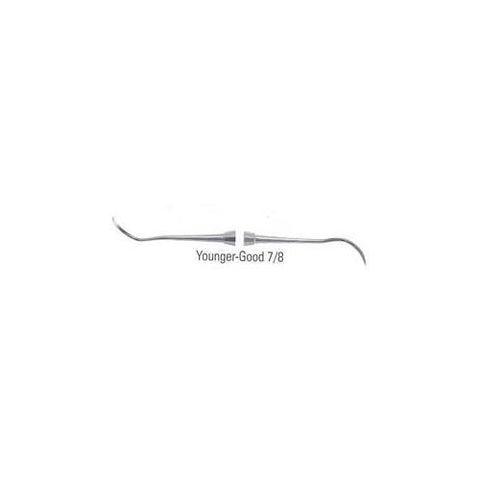Hu-Friedy SYG7/86 #7/8 Double End Younger Good Curette #6 Satin Steel Handle