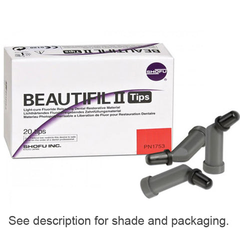 Shofu Dental 1763 Beautifil II Universal Composite Compules 20/Pk C2 0.25 Gm